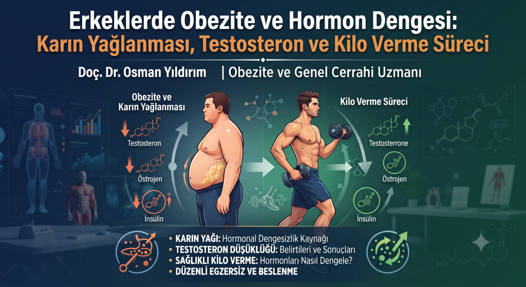 Erkeklerde Obezite ve Hormon Dengesi: Karın Yağlanması, Testosteron ve Kilo Verme Süreci 2026